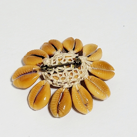 Artisan Seashell Brooch - Picture 2 of 5